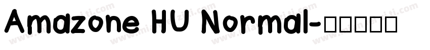 Amazone HU Normal字体转换